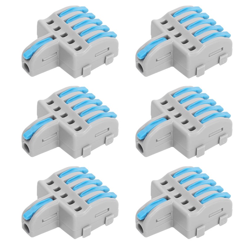 20Pcs SPL Quick Connector 1 in 5 Out Push‑Type Splitter