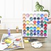 HAN SHENG 49 Holes Craft Paint Storage Organizer Wall Mounted