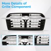 unbranded Front Grill Assembly For 2023-2025 Subaru Ascent Chrome-Plated and