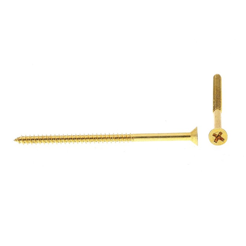 Prime-Line 9035394 Wood Screws, Flat Head, Phillips Drive, #8 X