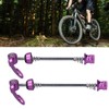 Alomejor Pack of 2 Bicycle Quick Release Front Rear Skewer