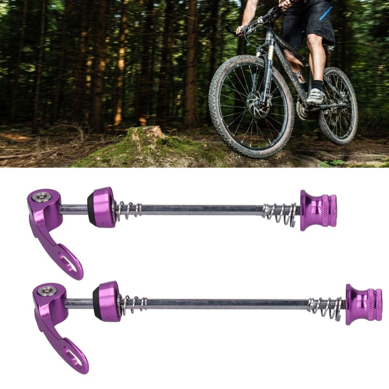 Alomejor Pack of 2 Bicycle Quick Release Front Rear Skewer