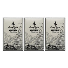 Dick Taylor Fleur De Sel 73% Dark Chocolate 3 Pack - California Chocolate - Premium, Organic, Craft, Artisanal, Direct Trade, Single Origin, Bean-to-bar, Gourmet - Vegan, Keto, Paleo, Kosher, Soy Free - Gift Set
