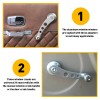 Sliver Billet Aluminum 4 1/4 Window Crank Handle For Hot