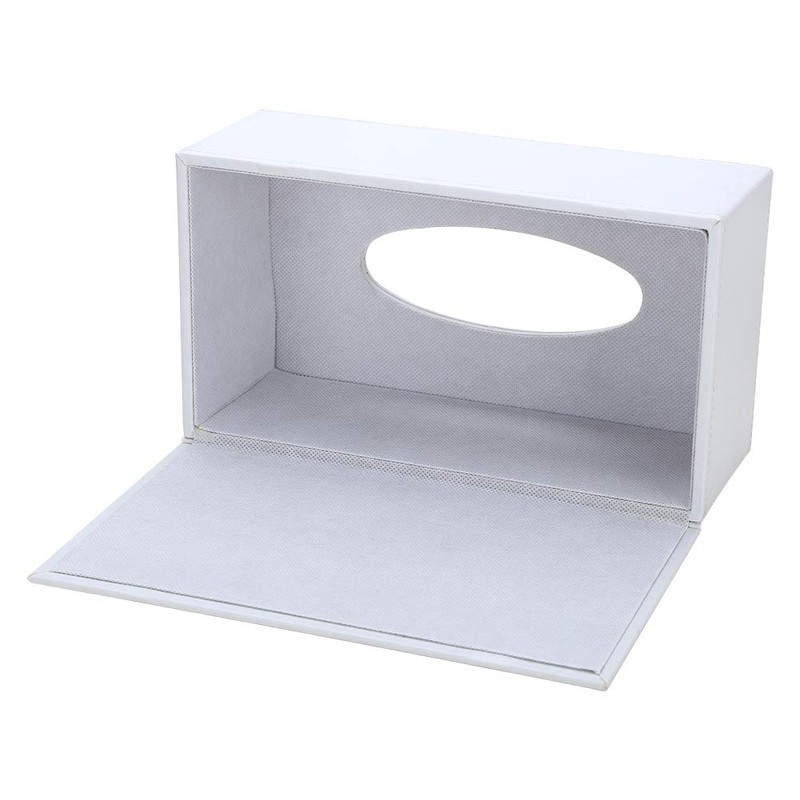 KINGFOM™ Rectangular PU Leather Facial Tissue Box Tissue Holder for