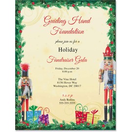 Paperdirect Nutcracker Holiday Charm Christmas Winter Theme Stationery, Border Paper, Letterhead 8.5 x 11, 100 sheets, Elegant Premium Writing Paper, Decorative Printer Paper