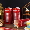 CHENGU 8 Pieces British Party Decorations London Phone Booth Box