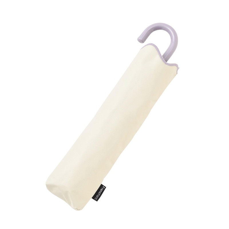 Francfranc Flanc Blackout Wave Piping Folding Umbrella, 19.7 inches (50