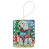 Komondor Christmas Porcelain Ornament