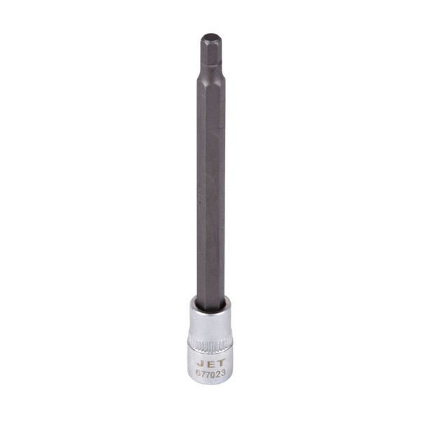 JET 677022-1/4-Inch Drive, 5/32', Hex Bit, 4' Length, SAE Chrome