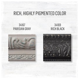 FolkArt Home Décor Chalk 8 fl oz Gray & Black Kit, Including 2 Ultra Matte 2 Piece, 96418 Paint and Brush Set