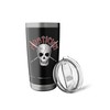 Mortician Skull with Trocar Crossbones for Embalmers Stainless Steel Insulated