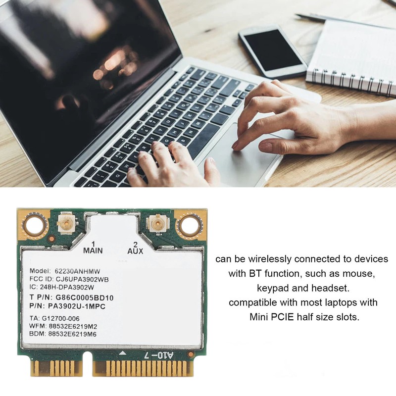 Wireless Network Card 300Mbps High Speed Transmission Support 2.4GHz and