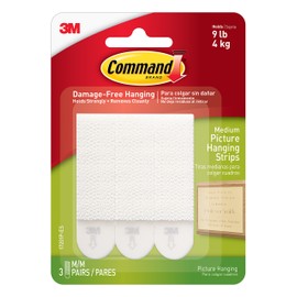 Command 17201P-ES Medium Picture Hanging Strips
