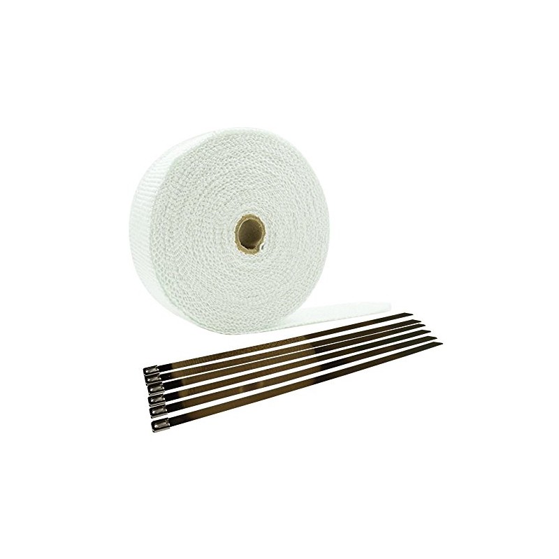 TC Bros. 50ft White Header Wrap 2 in wide (Includes