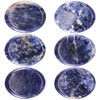 Nupuyai 7 Chakra Worry Stone Thumb Stone Gemstone Oval Concave