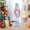 Christmas Nutcracker: Purple Christmas Nutcracker Figure, 25cm Nutcracker Christmas Decorations,