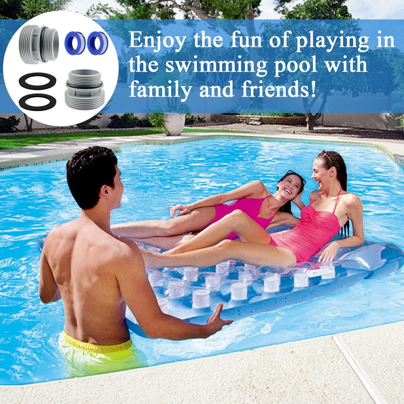MOAZIFI Pool Connection 38 mm, Pool Hose Adapter Conversion Kit