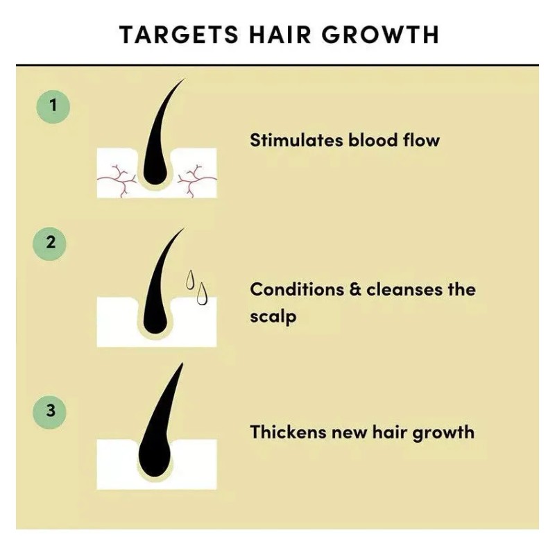 Aceite Vegano Natural Para El Crecimiento Del Cabello, 60 Ml