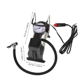 Zerodeko Cylinder Portable Compressor Air Pump for Car Tires High Pressure Inflator with Automatic Pressure Stop Durable Construction Suitable for Cars Bikes Sports Balls