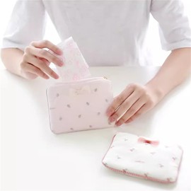 Bolsa De Almacenamiento De Toallas Sanitarias Feme Bolsa de almacenamiento portátil for almacenamiento de servilletas sanitarias for mujer (Color : Style 2, Size : 11x1x14cm)