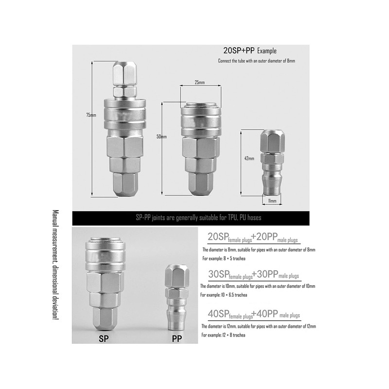 LBY Air Hose Fittings Quick Coupler C-Type Air Compressor Pneumatic