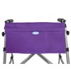 Top Glides 5-Pocket Carry-All Pouch for Stander Folding Walkers (Purple)