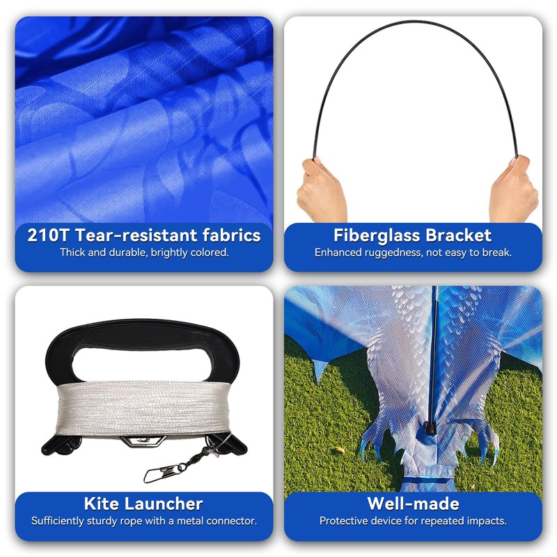 Dragon Kite for Kids and Adults, Easy to Fly for