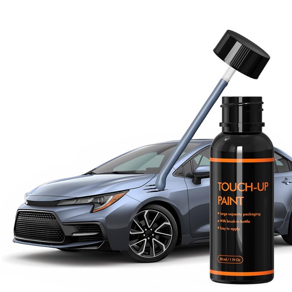 XTryfun 1K3 Celestite Gray Metallic Touch Up Paint for Car,