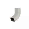 Unbranded 2"x3" Corrugated A Style Aluminum Gutter Downspout Elbow With