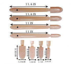 ANZHUO Silicone sealant precision processing tool for caulking, applicator, spatula applicator, rubber tool 4-pieces