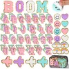 120 Pcs Self-Adhesive Chenille Letter Patches for Backpacks
