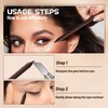 24 Hr Waterproof Eyeliner Pencil, High Pigmented Duo Sharpenable Eyeliner,