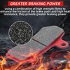 Brake Pads Front and Rear Compatible with Harley Davidson Road