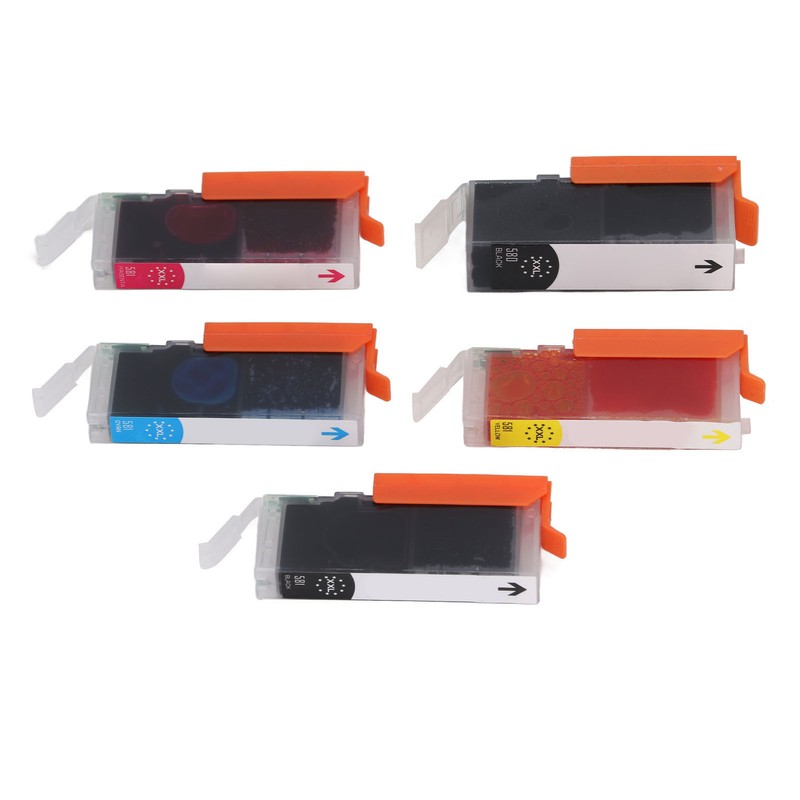 5 Color Printer Ink Cartridge Set Fluent Printing Ink Cartridge