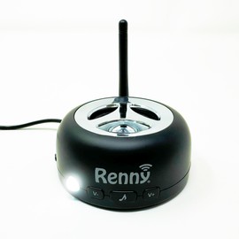RENNY - Loud Cell Phone Ringer, Amplifier & Flasher for Hearing Impaired & Noisy Environments (117dB) | Wireless Bluetooth Auto-Connect | 5 Selectable Ringtones | No Missed Calls