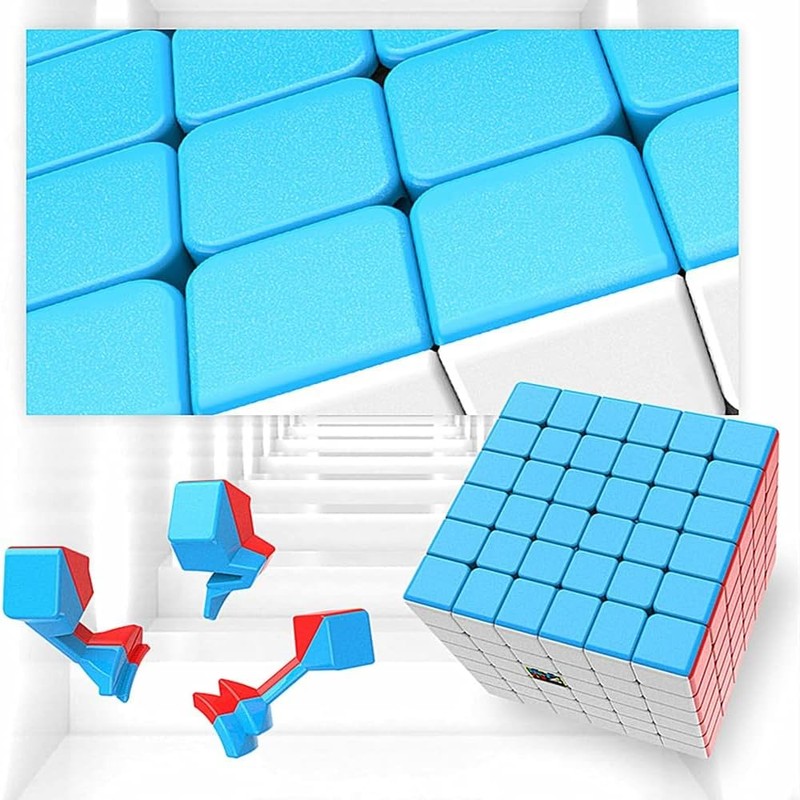 XMDCuber MOYU Meilong 6x6 V2 Speed Cube Stickerless, Meilong 6