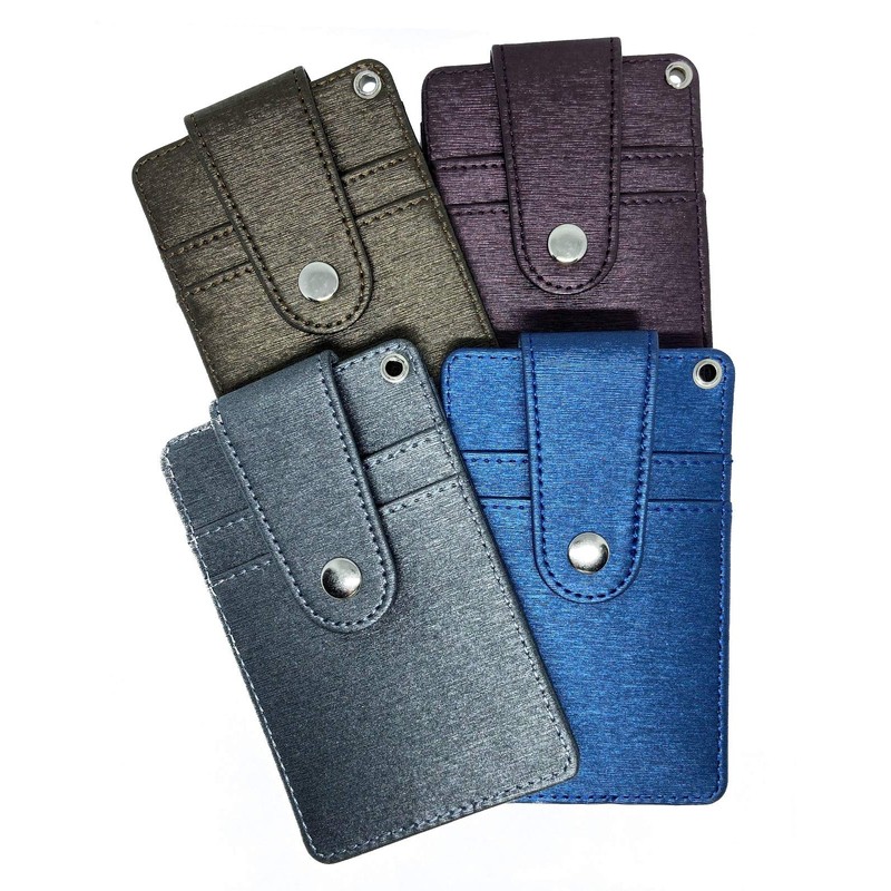 [Feel] Commuter Pass Case with Strap, Compatible with 3 Cards,