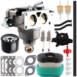 Z525E Carburetor for John Deere Z525E Zero Turn 48" Mower w/Briggs & Stratton 724CC Engin with Air Filter & 596163 Vacuum Hose