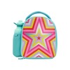 Polar Gear Rainbow Stars Lunch Bag Bottle Combo, Polyester, Multicolour