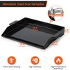 Onlyfire Universal Enamelled Cast Iron Cooking Griddle, Nonstick Coating Griddle