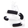 Beauty Headquarters 1pc Blow Dryer Double Ring Metal Wall Mount