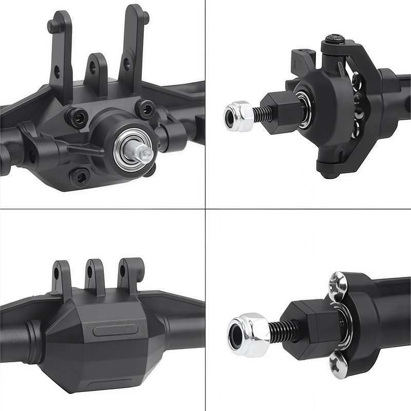 TRX4M Axles Complete Set- TRX4M Front & Rear Straight Axle
