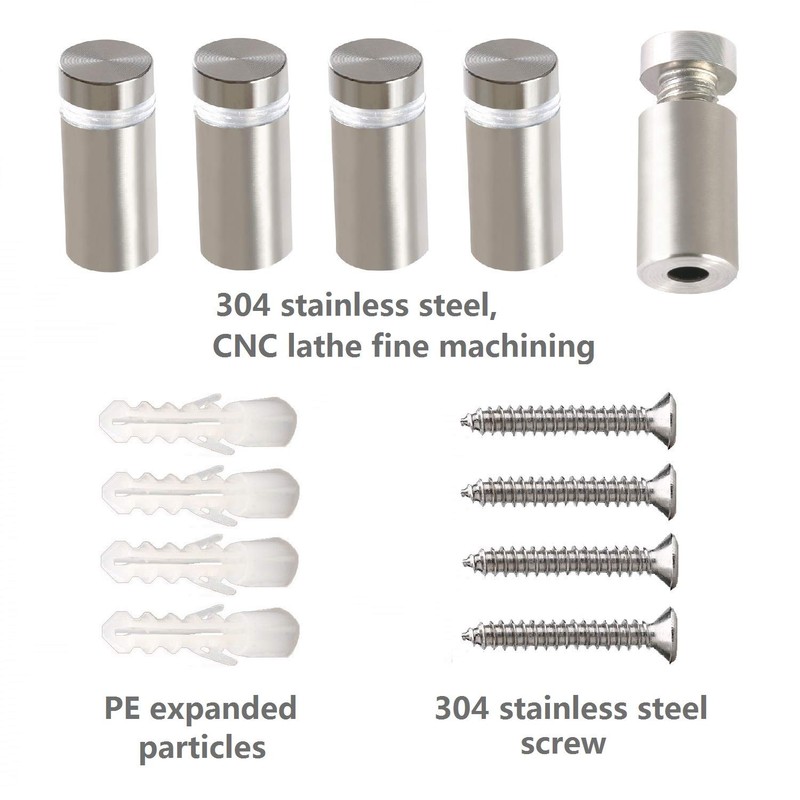 Standoff Screws for Wall Mount Acrylic Picture Frame Hardware 1/2"