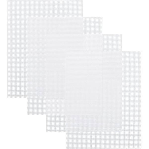 ItMvmt 8 Plastik Canvas, 8 Plastik Kreuzstich Mesh Stoff, Canvas