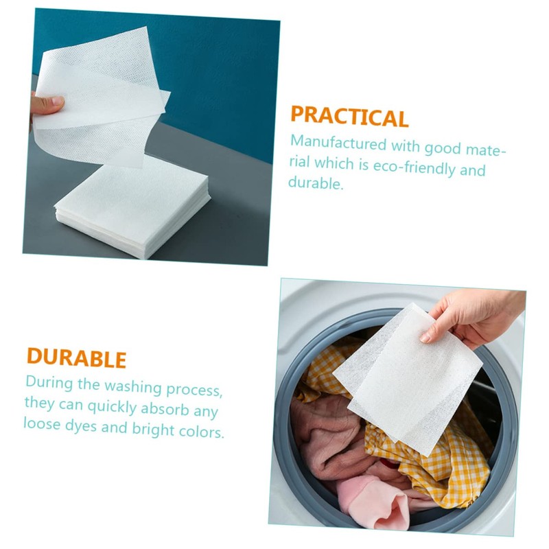 Beavorty Anti-run Sheets 3 Pack Dye Catcher Sheets for Laundry