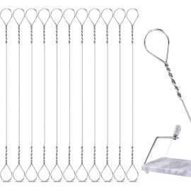 Nuanchu 10 Pcs Cheese Slicer Wire Replacement Cheese Cutter Wire for Block Chees