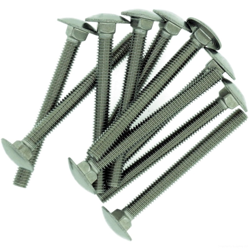 M5 (5mm x 45mm) Cup Square Carriage Bolt (Fully Threaded)