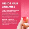 Marine Collagen Gummies - Hydrolyzed Collagen Peptides with Biotin, Hyaluronic