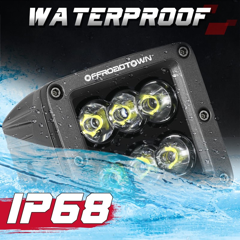 LED Cubes, OFFROADTOWN 3inch 120W CREE LED Pods Driving Lights